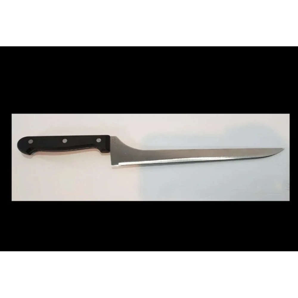 Ronco Showtime Six‎ Star #3 Stainless Steel Kitchen Black Fillet Knife Cutlery